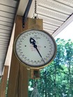 Vintage Brass Hanging 60 Lb General Store Produce Scale   T6
