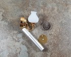 Dollhouse Battery Light Single Tulip Sconce Wand Operated 1 12 Scale Miniature