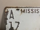 1962 Mississippi License Plate Desoto County A17 73 Collectible