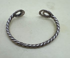 Bronze Bracelet  Celtic Viking Ancient Vintage-antique Roman Rare Silver-plated