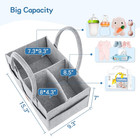 Diaper Caddy Organizer - Diaper Caddy For Baby Nursery Storage  Felt Diaper Orga