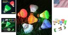 Vibrant Led Badminton Shuttlecocks - Nighttime Sports Fun - 4 Colorful Balls