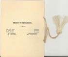 1895 Cambridge City Indiana  high School Commencement Program  Opera House