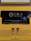 14k  1 6 Ct 6mm White Gold Lab-created Round Moissanite Stud Earrings Gra Prong