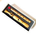 Vintage Mollenhauer Alto Recorder In F     Wooden Block Flute In Box Germany Nos