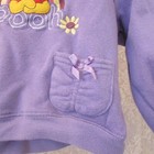 Vintage Disney Girls 4t Winnie The Pooh Hoodie Sweatshirt Purple 