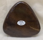 Aboriginal Australia Hand Made Dot Painted Wood Triangle Plate Art