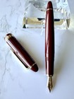 Sailor Fountain Pen Founded 1911 Nib H-m 14k  bordeaux Color 