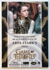 Game Of Thrones Great Houses Arya Stark Wr2 Women Of The Realm Relic