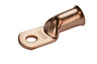 50 Lot 2 0 5 16  Hole Ring Terminal Lug Bare Copper Uninsulated Awg Gauge