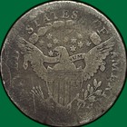 1803 Large 8 Draped Bust Half Dime Very Good Vg Coin  45620