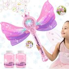 Bubble Wands For Kids Girls - Led Light   Music Bubble Machine  3 Aa Batterie   