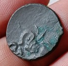  rownak v76 ancient India Satavahana Satakarni Elephant Potin Coin 1 Karashapana
