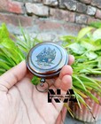 Antique Vintage Brass Pocket Compass Brass Nautical Compass Marine Compass Gift