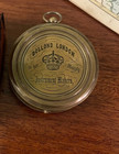 Maritime Treasures Vintage Brass Pocket Compass Nautical Style Decor Gift