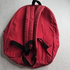 Vans Off The Wall Red Backpack Large Logo Skater School Bag Travel Used