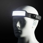 6000k Cob Led Headlamp Usb Rechargeable Headlight Bar Head Band Torch Work Light