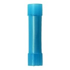 Jcpower 100 Pack 16-14 Gauge Wire Butt Connectors Blue Nylon 16-14 Awg Terminals