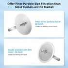 Sovol 3d Stainless Steel Funnel  Resin Funnel Filter Cup For Silver 