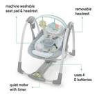 Ingenuity Swing N Go Portable Baby Swing With Plush Toys And Melodies