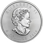 2019  5 Silver Canadian Maple Leaf 1 Oz Brilliant Uncirculated