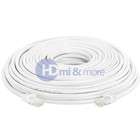 2x 100ft Cat6 Cable Ethernet Lan Network Cat 6 Rj45 Patch Cord Internet White