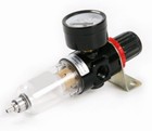 Npt 1 4  Air Filter And Pressure Regulator With Water Trap 0-150 Psi Gauge New