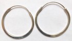 Hoop Earrings  Hand Hammered  Sterling Silver  2 3 Inch Hoops  Endless Styling