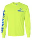 Salt Addiction T Shirt Long Sleeve Saltwater Fishing Marlin Trolling Offshore
