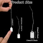 500 Pcs White Price Tags With String Writable Jewelry Tags For Clothing Yard