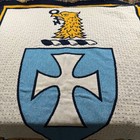 Vintage Sigma Chi Fraternity Throw Blanket Cotton 45x64 Pure Country Weave