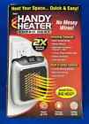 Handy Heater Turbo Heat Wall-outlet Space Heater 800w New