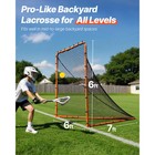 Uimoso6 x6  Lacrosse Goal Net Folding Backyard Lacrosse Training Equipment Steel