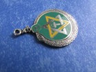 Rare Vintage Theosophical Society Emblem Sterling Silver Pendent Occult