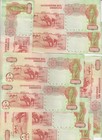 Angola  500000 Kwanzas  1991 Issue   lot Of 9  In Consecutive  Aunc  Ag-7