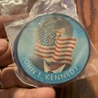 Jfk Lenticular Flicker Button     35th President John F  Kennedy Vari   vue Pin 2 5 