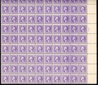 United States 1918 3c Washington Scott  530 Rare Full Sheet Mint Vf Og Nh Gem 
