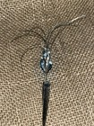 Hair Hat Brim Pin Clip Sterling Silver Antique 800 Silver Rare