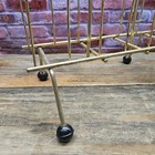 Vintage Mcm Metal Magazine Rack