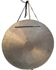 Vintage 22    Chinese Hand Crafted Wind Gong Heavy Item