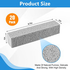 20pcs Pumice Stone Toilet Bowl Cleaning Stick Hard Water Ring Stain Remover Hand