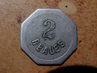 1800 s Guatemala Costa Rica 2 Reales San Jose Plantation Trade Token O1