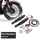 Rear Basic Bagger Air Ride Rear Suspension Shock Kit For Harley Touring 14-24