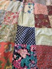 Vintage Patchwork Block Quilt Hand Made 68  X 94  Read