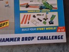 Hot Wheels Track Builder System Hammer Drop Challenge Play Set Die Cast Cars