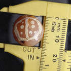 Certified Authentic Rare Ancient Etched Carnelian Bead With Fertility Pattern