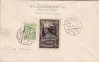 1928 Latvia  Airmail No  3 5 On Envelope From Riga To Berlin