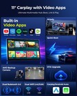 Lamtto Extra Large 11 Inch Carplay Screen For Car  Built-in Youtube tiktok   