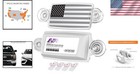 Durable Ez Pass Holder With Suction Cups - Black Flag Design For All Toll Passes