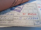 Vintage 1951 American Airlines Ticket Jacket  Receipt  Nsra Standby Card